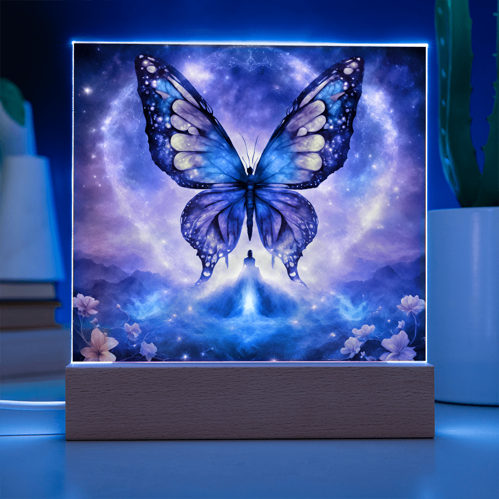 I Am Proud of Who I Am Becoming - Butterfly Collection Plaque