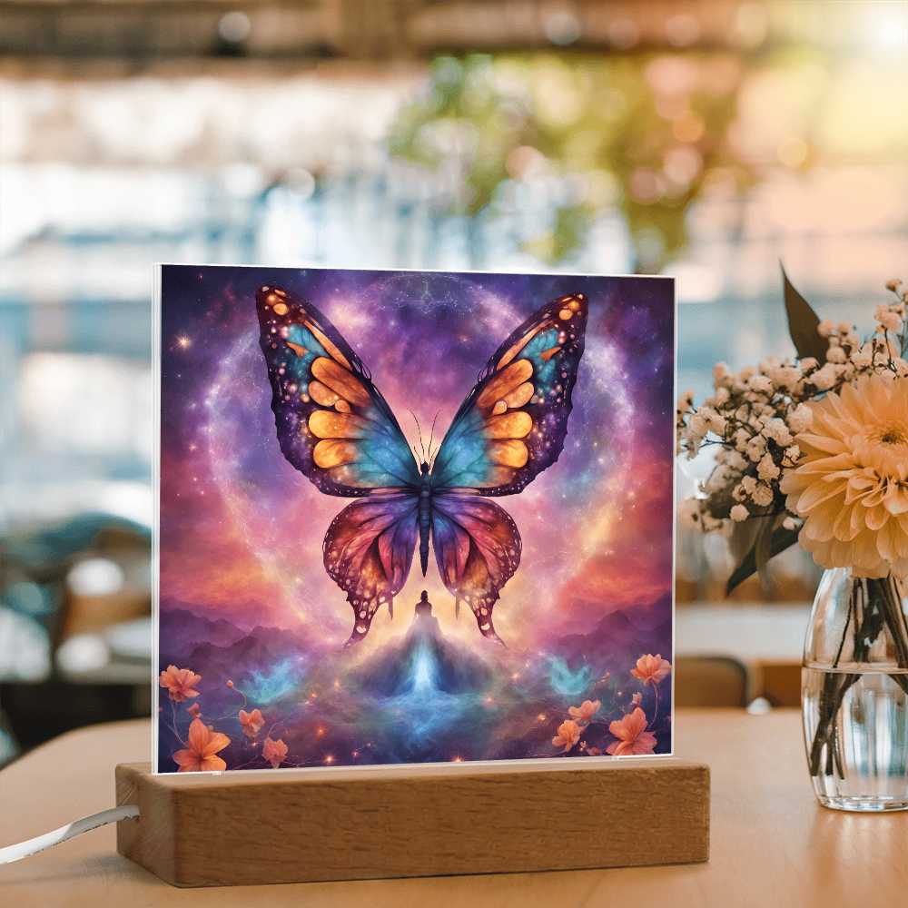 I Am Proud of Who I Am Becoming - Butterfly Collection Plaque