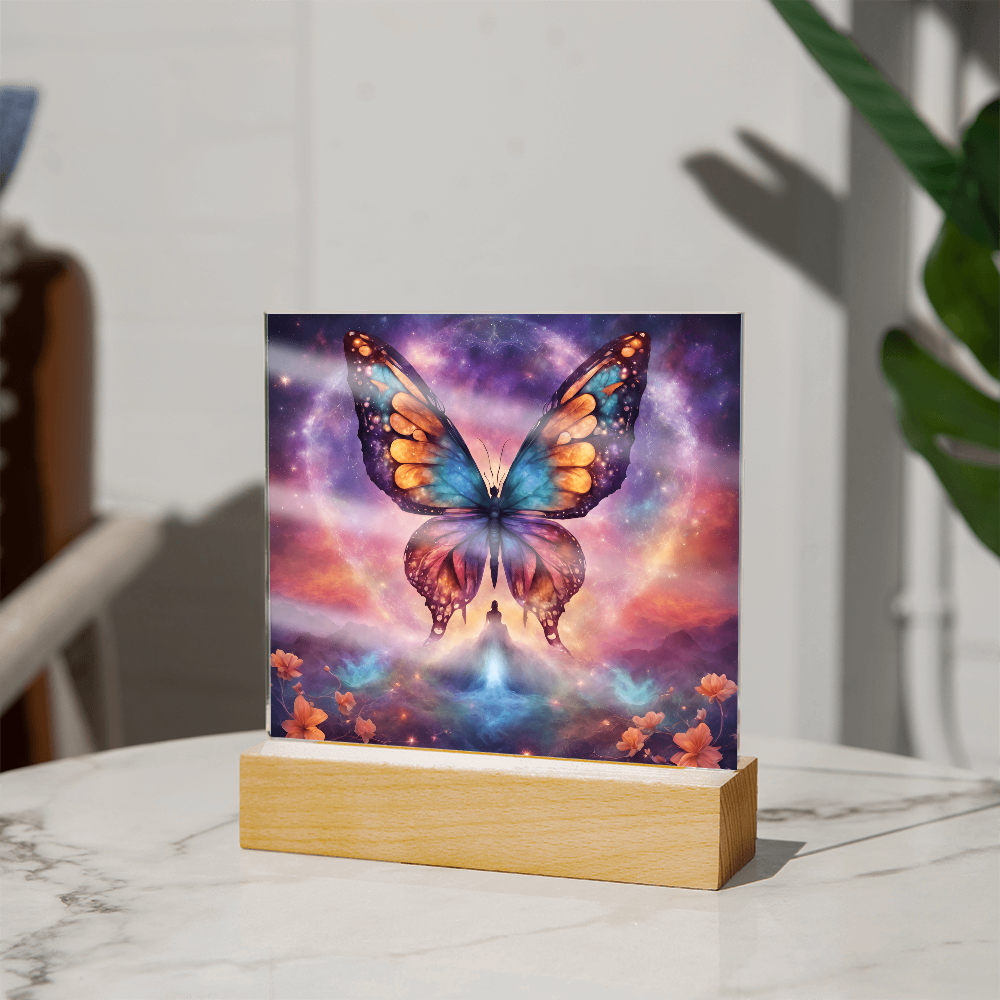 I Am Proud of Who I Am Becoming - Butterfly Collection Plaque