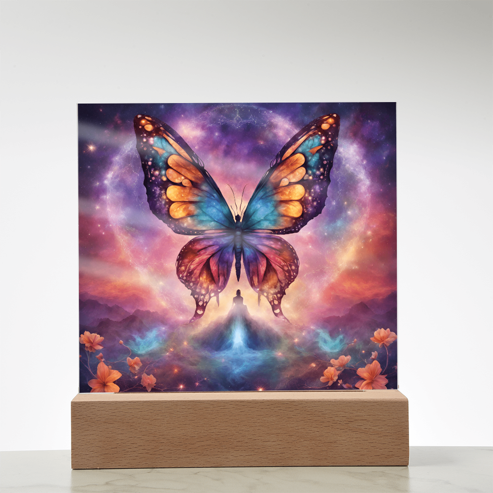 I Am Proud of Who I Am Becoming - Butterfly Collection Plaque