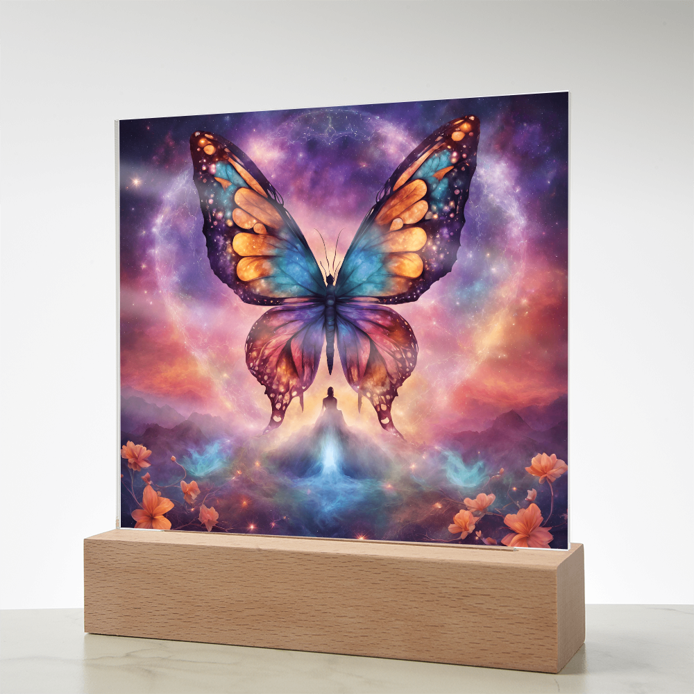 I Am Proud of Who I Am Becoming - Butterfly Collection Plaque