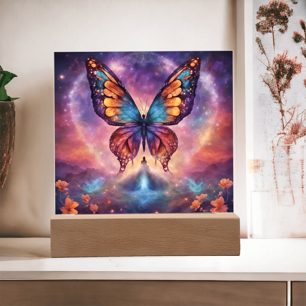 I Am Proud of Who I Am Becoming - Butterfly Collection Plaque
