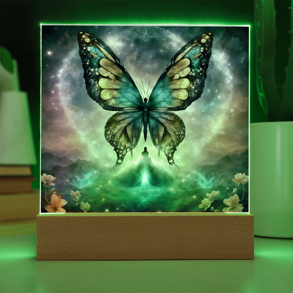 I Am Proud of Who I Am Becoming - Butterfly Collection Plaque