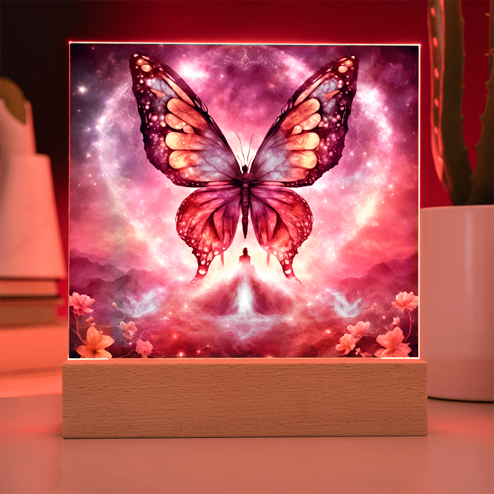 I Am Proud of Who I Am Becoming - Butterfly Collection Plaque