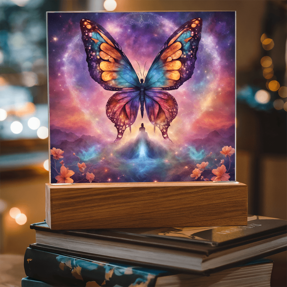 I Am Proud of Who I Am Becoming - Butterfly Collection Plaque