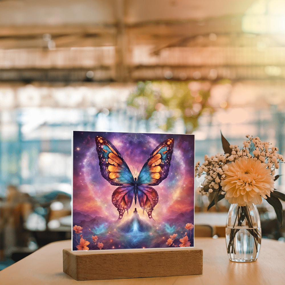 I Am Proud of Who I Am Becoming - Butterfly Collection Plaque
