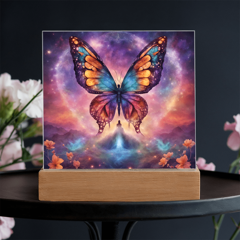 I Am Proud of Who I Am Becoming - Butterfly Collection Plaque