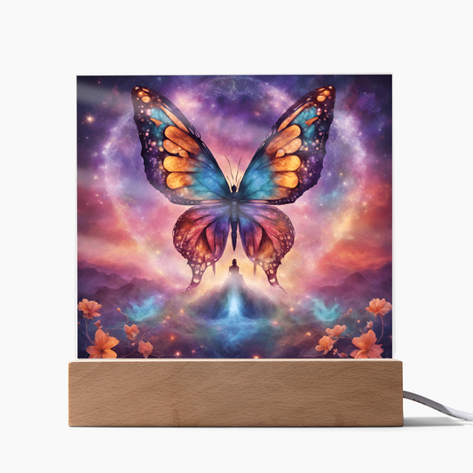 I Am Proud of Who I Am Becoming - Butterfly Collection Plaque